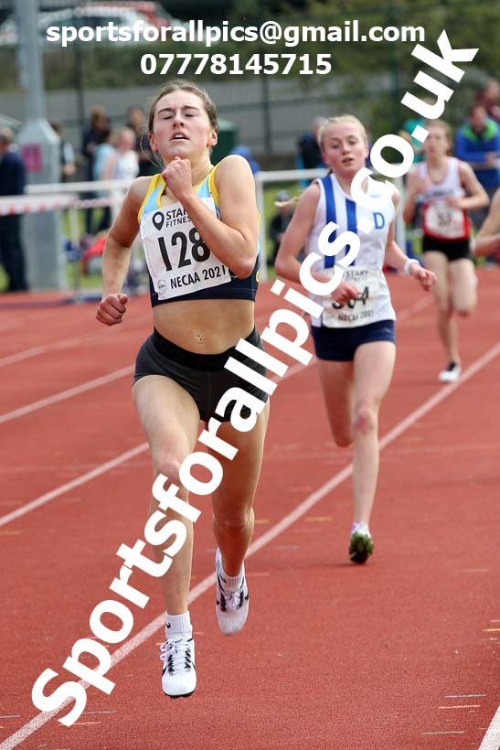 1500 metres, 2021 NECAA Middlesbrough Open Meting, Sunday, May 9th. Photo: David T. Hewitson/Sports for All Pics